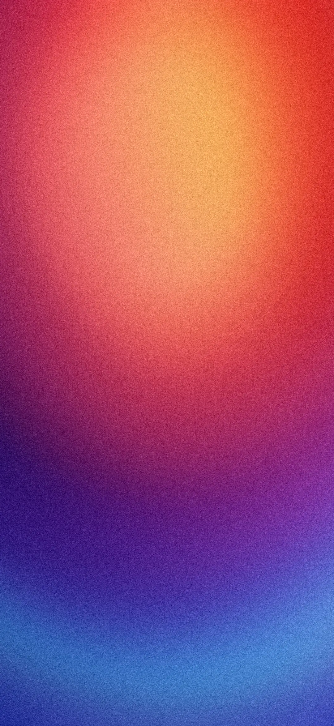 Wallpaper Gradience Atardecer (sol y violeta) en la pantalla de bloqueo de un móvil