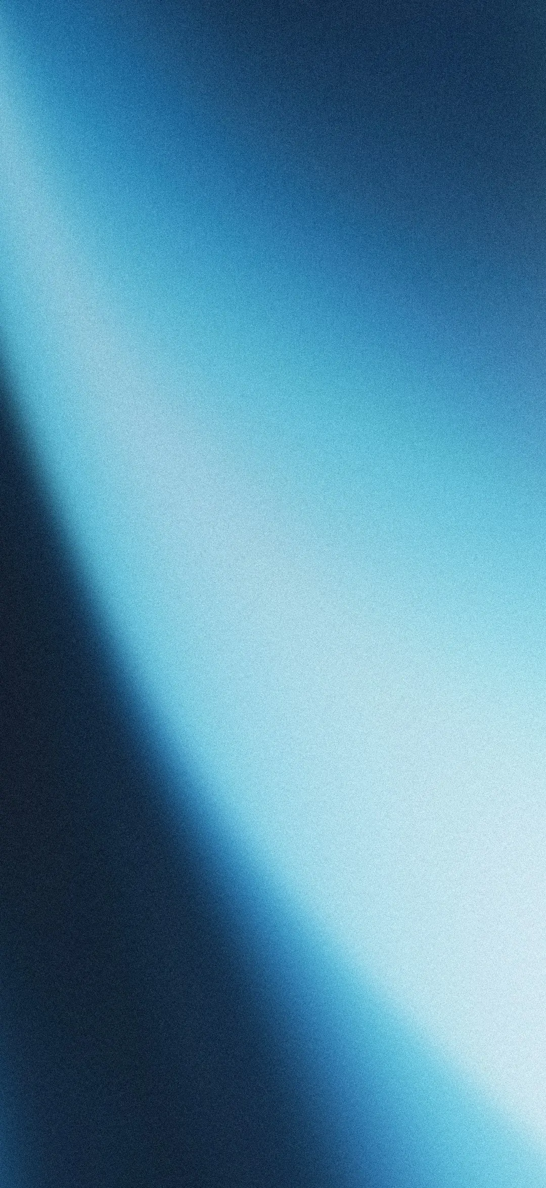Wallpaper Gradience Glaciar (azul hielo) en la pantalla de bloqueo de un móvil