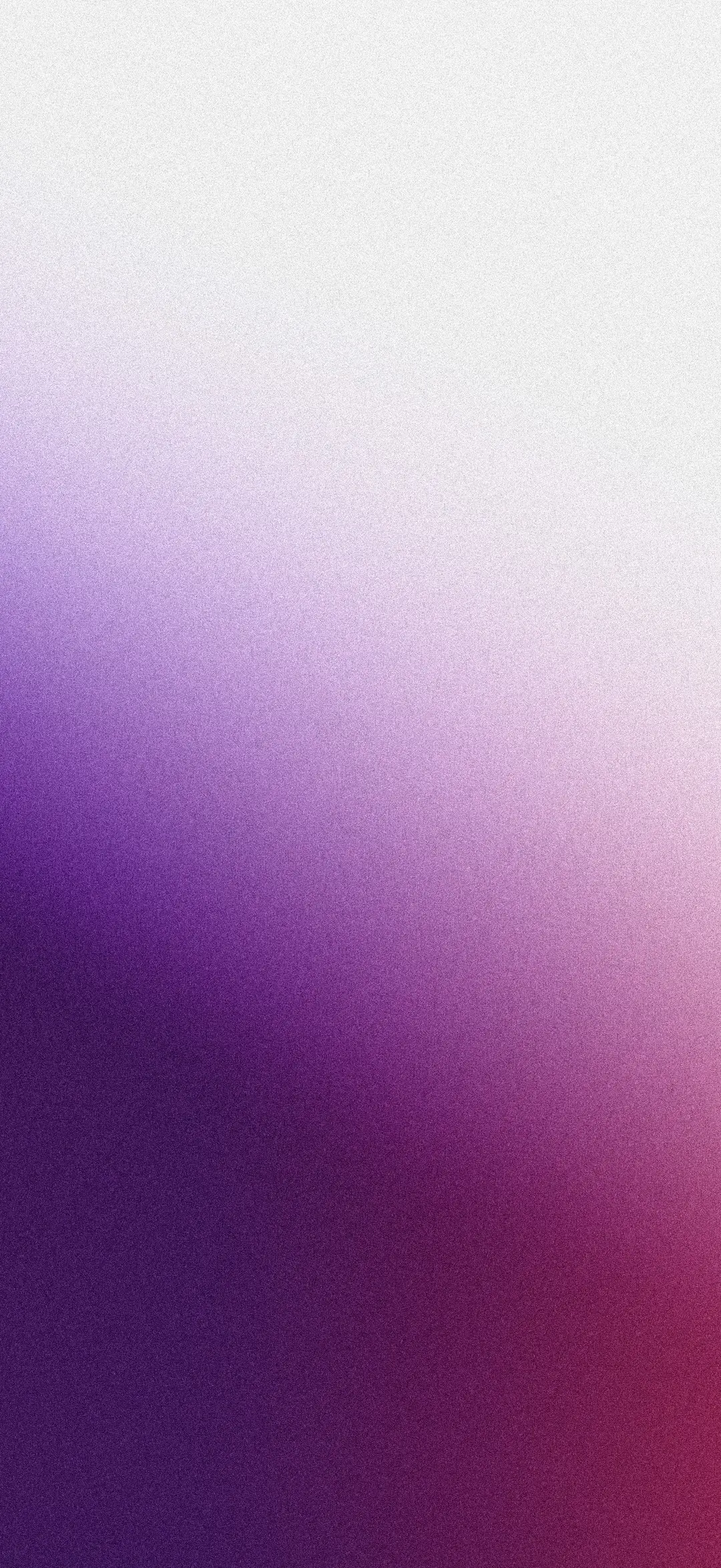 Wallpaper Gradience Lavanda (violeta y blanco) en la pantalla de bloqueo de un móvil