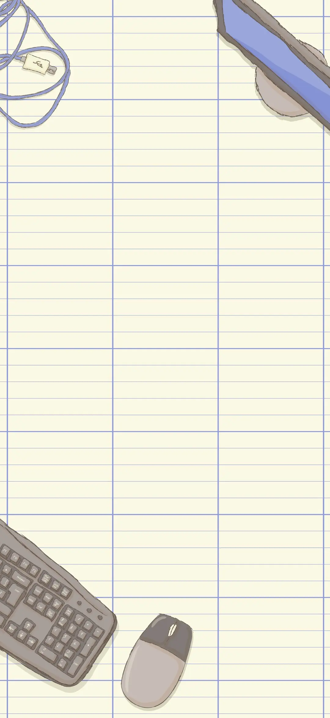 Wallpaper Symmetria Libreta (teclado) en la pantalla de bloqueo de un móvil